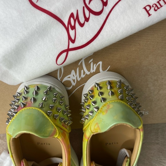 New, Authentic Christian Louboutin sneakers with spikes - Picture 5 of 8
